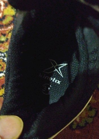 Siyah Yılan Desenli Bağcıklı Spor Ayakkabısi sifir - Görsel 2