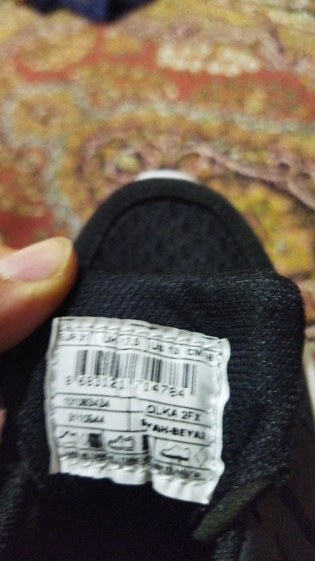 Siyah Yılan Desenli Bağcıklı Spor Ayakkabısi sifir - Görsel 4