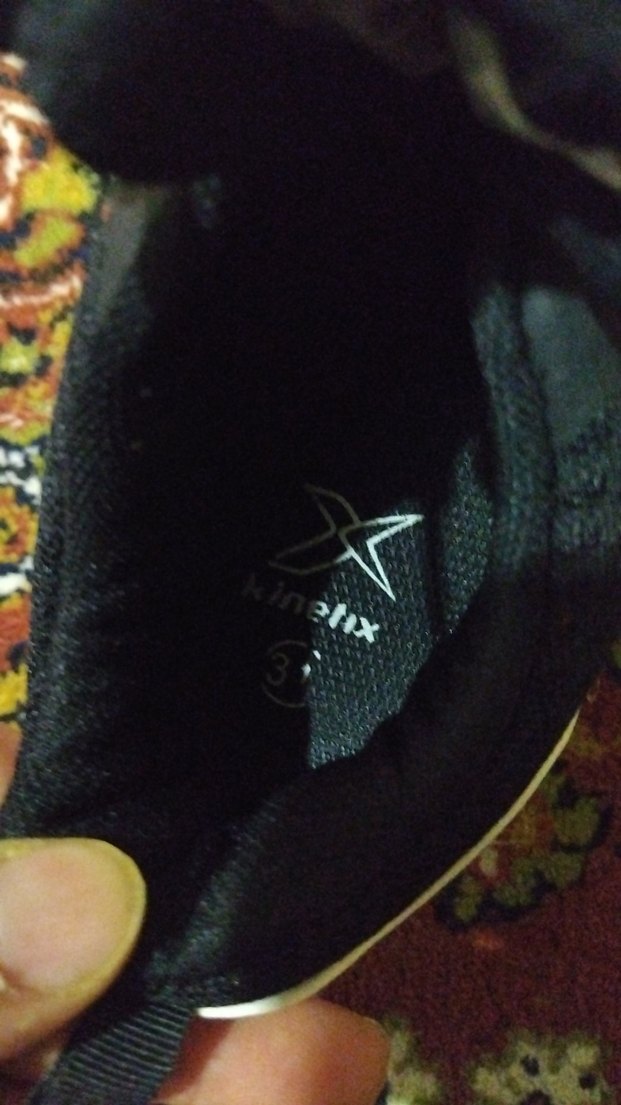 Siyah Yılan Desenli Bağcıklı Spor Ayakkabısi sifir - Görsel 2