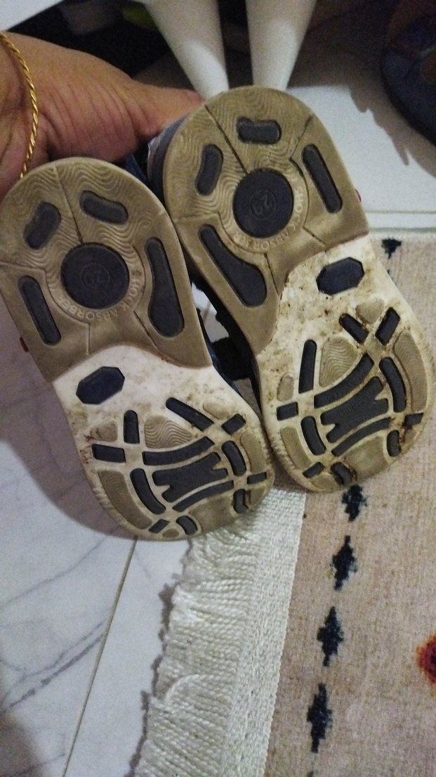 Mavi Erkek Çocuk Velcro Bantlı Terlik - Görsel 4