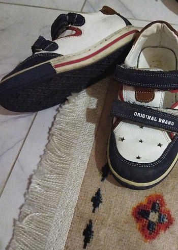 Erkek Bebek Çok Renkli Nakışlı İlk Adım Ayakkabısı - Görsel 5