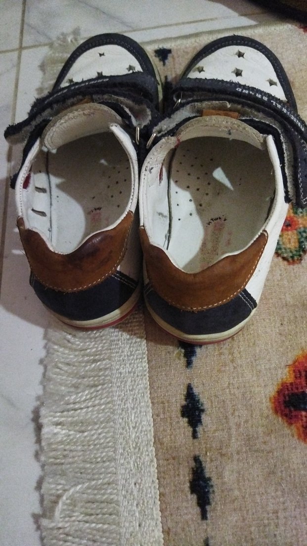 Erkek Bebek Çok Renkli Nakışlı İlk Adım Ayakkabısı - Görsel 3