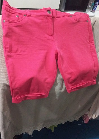 Pembe Slim Fit Şort