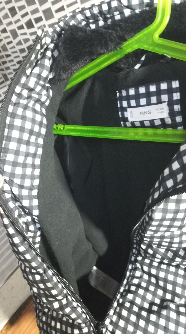 Erkek Çocuk Kareli Düğmeli Kaban - Görsel 4