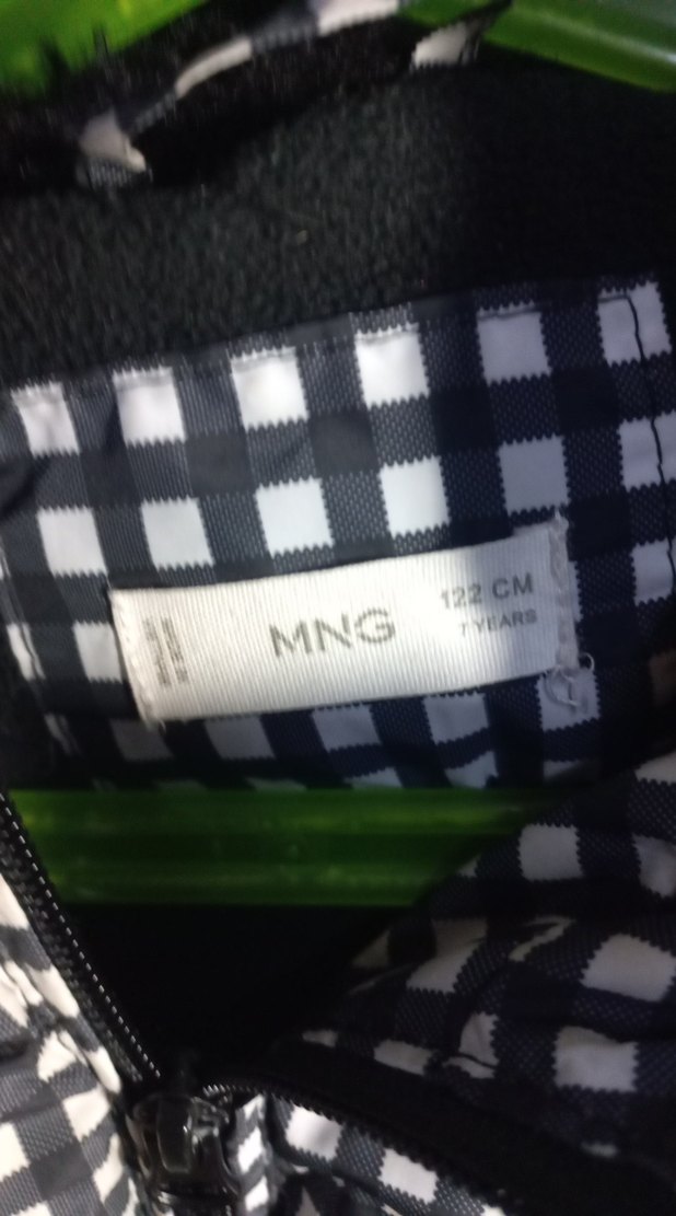 Erkek Çocuk Kareli Düğmeli Kaban - Görsel 2