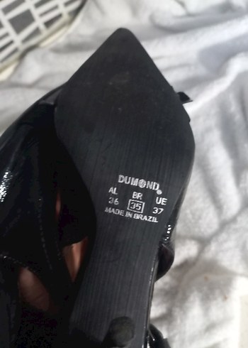 Siyah Tokalı Stiletto Topuklu Kadın Ayakkabı - Görsel 5