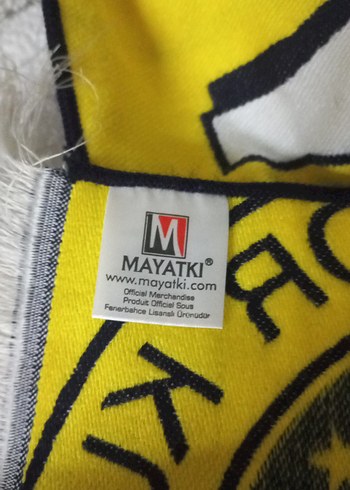 Fenerbahçe Erkek Atkı Sarı Gri - Görsel 4