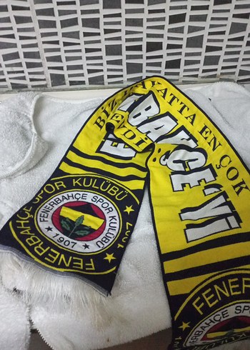 Fenerbahçe Erkek Atkı Sarı Gri - Görsel 3