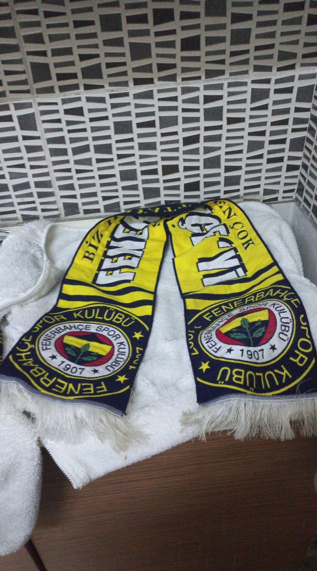Fenerbahçe Erkek Atkı Sarı Gri - Görsel 2