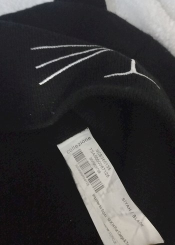 Siyah Kedi Desenli Çocuk Bere - Görsel 2