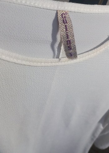 Dantelli Beyaz Uzun Kollu Kadın Bluz - Görsel 4