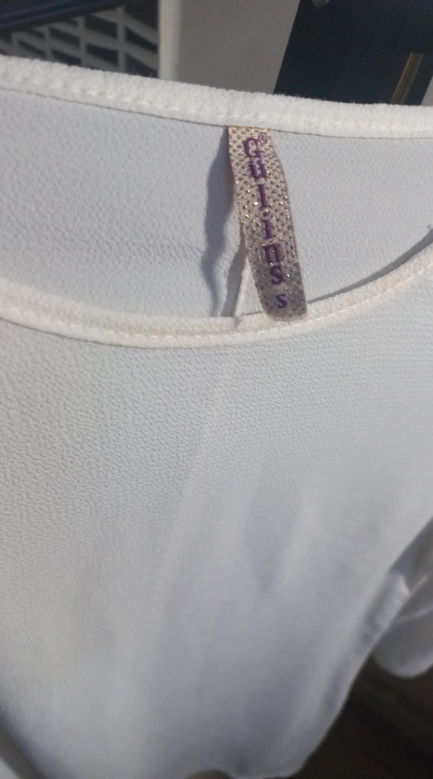 Dantelli Beyaz Uzun Kollu Kadın Bluz - Görsel 4