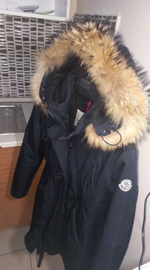 Kürklü Kapüşonlu Kadın Kışlık Kaban - Görsel 2