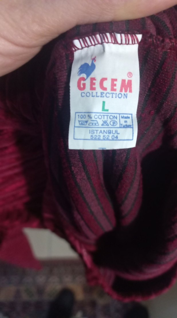 Bordo Yüksek Yaka Kadın Triko Bluz - Görsel 4