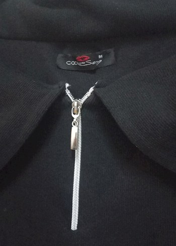 Siyah Uzun Kollu Triko Kadın Kazak - Görsel 4