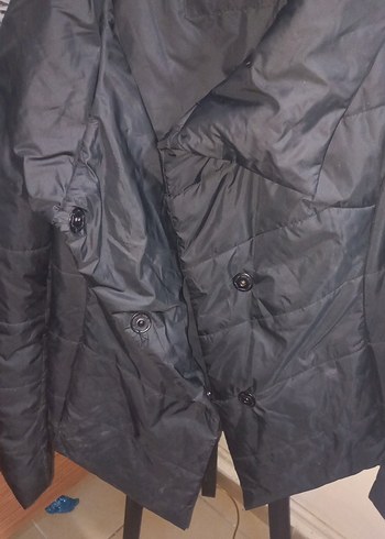 Siyah Midi Kadın Ceket - Görsel 4