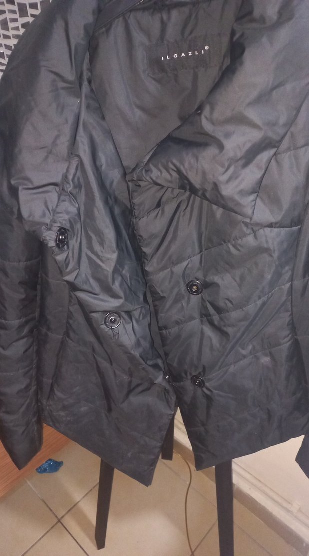 Siyah Midi Kadın Ceket - Görsel 4