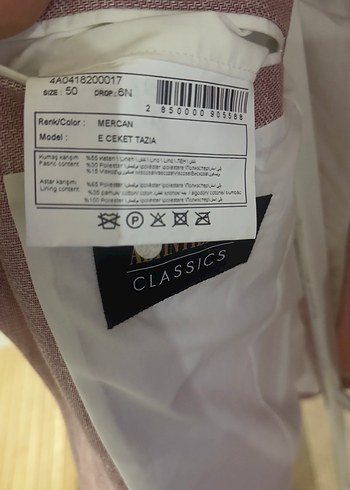 Bordo Düğmeli Erkek Ceket - Görsel 4