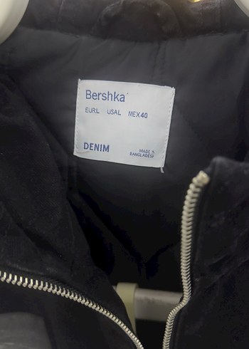 Erkek Siyah Denim Fermuarlı Ceket - Görsel 2