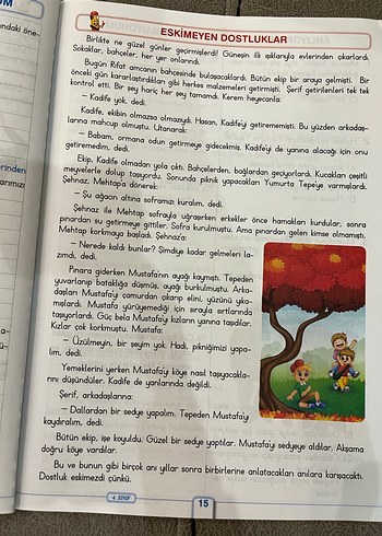 Keyifle Okuyorum Anlıyorum 4. Sınıf - Görsel 2