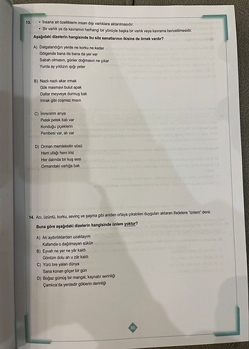 6. Sınıf Test Kitabı - Görsel 2