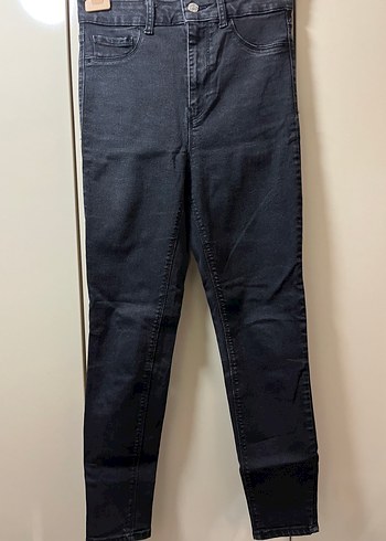 Defacto Siyah Dar Kesim Denim Jean