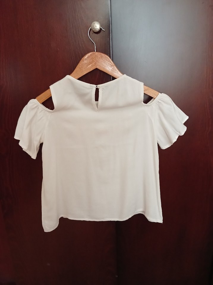 Kız Çocuk Renkli Püsküllü Kısa Kollu Tişört - Görsel 2