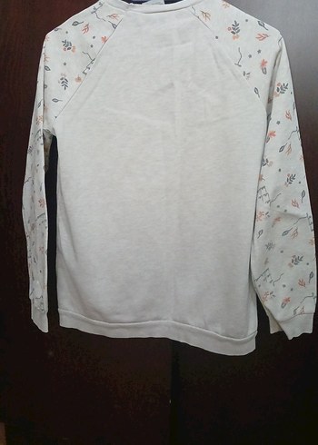 LC Waikiki Kız Çocuk Bej Örme Pamuklu Sweatshirt