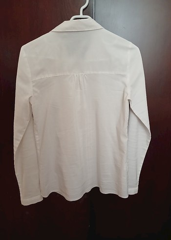 LC Waikiki Nakışlı Beyaz Poplin Kız Çocuk Gömlek