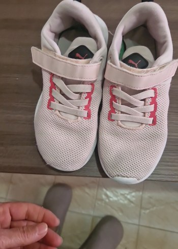 Kız Çocuk Pembe Cırtcırtlı Spor Ayakkabı - Görsel 5