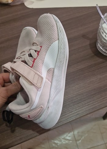 Kız Çocuk Pembe Cırtcırtlı Spor Ayakkabı - Görsel 3