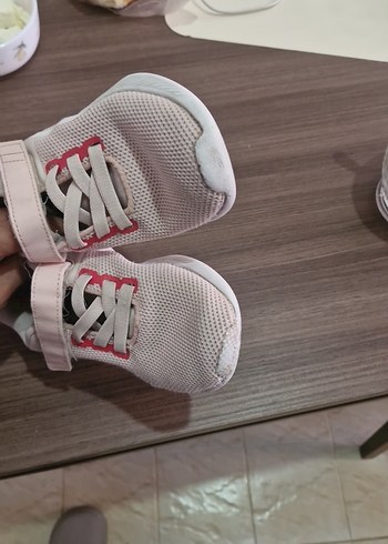 Kız Çocuk Pembe Cırtcırtlı Spor Ayakkabı - Görsel 4