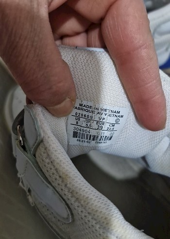 Nike Beyaz erkek Spor Ayakkabı Velcro - Görsel 5