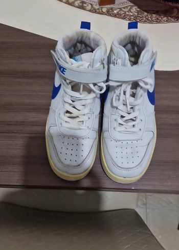 Nike Beyaz erkek Spor Ayakkabı Velcro - Görsel 6