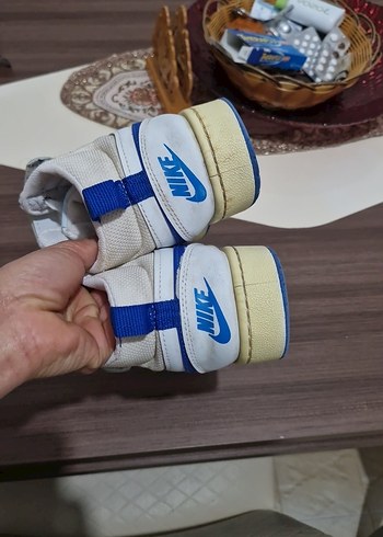 Nike Beyaz erkek Spor Ayakkabı Velcro - Görsel 3