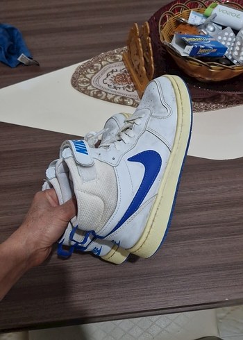 Nike Beyaz erkek Spor Ayakkabı Velcro - Görsel 2