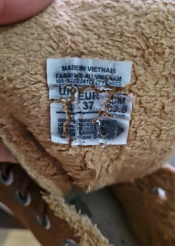 Kahverengi Kürklü Deri Kadın Spor Ayakkabı - Görsel 5