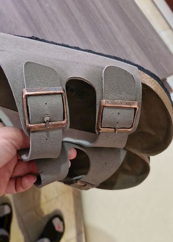 Bej Tokalı Kadın Dolgu Topuk Terlik - Görsel 6