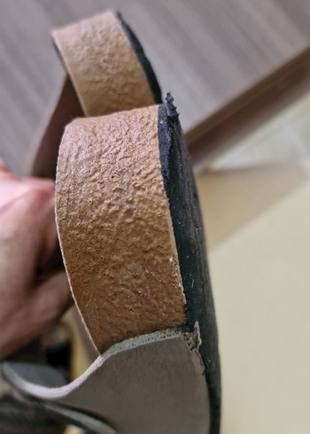 Bej Tokalı Kadın Dolgu Topuk Terlik - Görsel 4