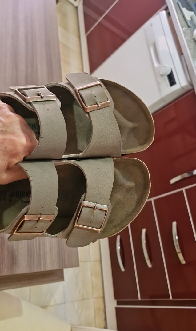 Bej Tokalı Kadın Dolgu Topuk Terlik - Görsel 2