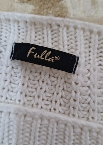 Beyaz Örgü Kadın Kazak - Görsel 6