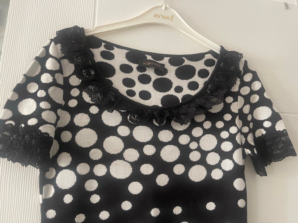 Triko midi boy elbise - Görsel 2