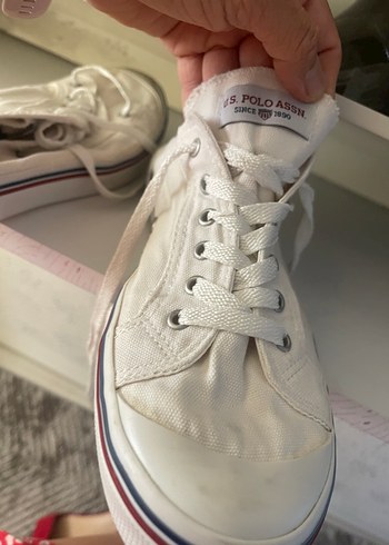 diğer Beden Beyaz U.S. Polo Assn. Elastik Detaylı Sneaker