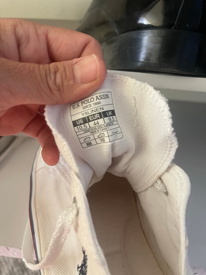 Beyaz U.S. Polo Assn. Elastik Detaylı Sneaker - Görsel 4