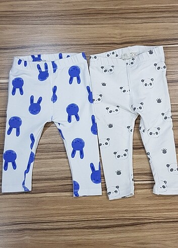Zara mini bebek tayt 2li