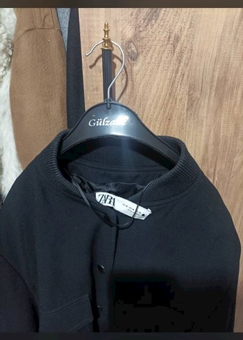 Zara Zara Siyah Kadın Mini Ceket