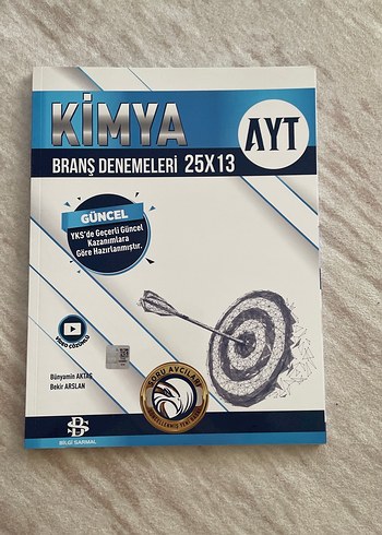 AYT Kimya Branş Denemeleri 25x13 Güncel
