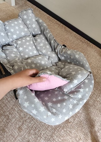 0 - 13 kg Beden gri Renk Gri Yıldız Desenli Bebek Oto Koltuğu