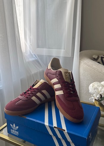 Adidas Bordo Süet Kadın Spor Ayakkabı