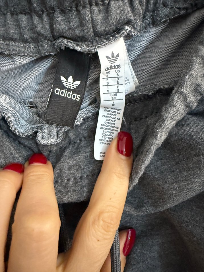 Adidas Gri Fermuarlı Erkek Eşofman Altı - Görsel 2